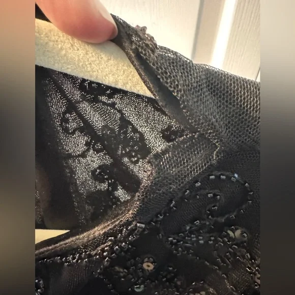 Flapper Fringed Dress with Holographic Sequins - Picture 8 of 9